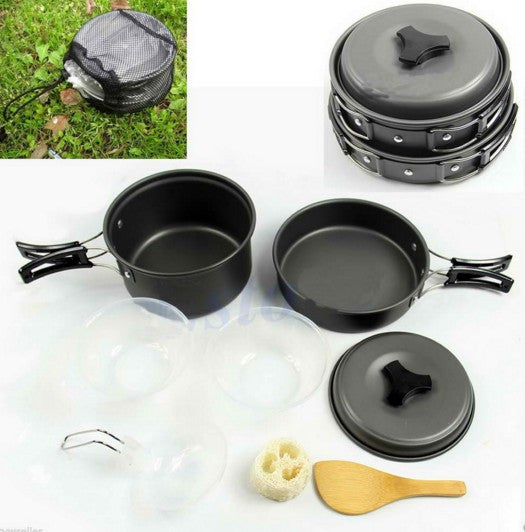 Outdoor Camping Hiking Cooking Set Cookware