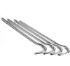 Aluminum Tent Pegs Stakes Hook Design