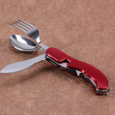 Stainless Steel Durable 3 in 1 Knife/Fork/Spoon